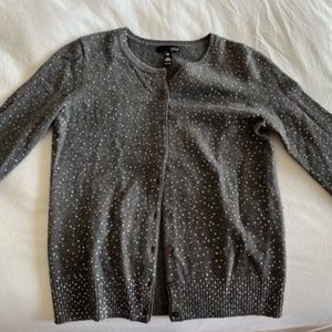 Sequined cashmere cardigan